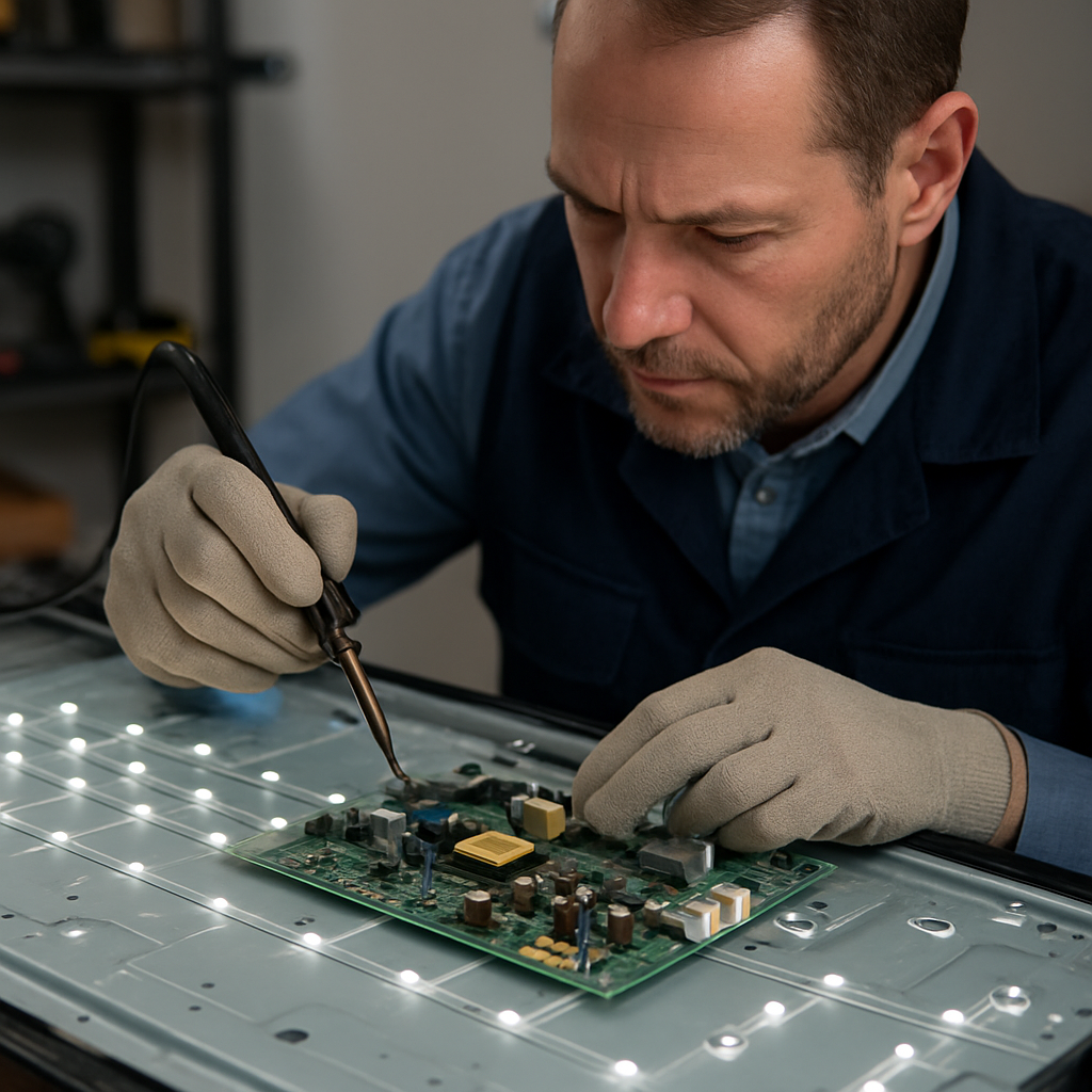 LED TV repair technician